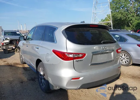 2014 Infiniti Qx60 from USA, damaged, VIN 5N1AL0MN2EC529372